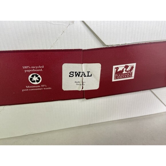 Pleasant Company American Girl Samantha Doll Victorian Black Travel Valise Bag - Picture 15 of 15